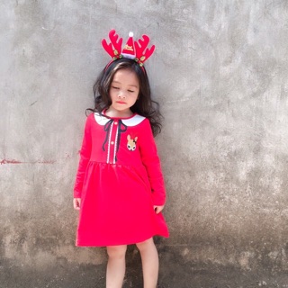 Váy H&M màu đỏ cho bé gái