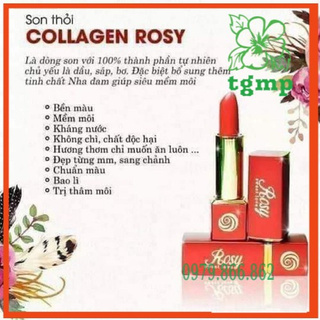 Son sáp Rosy công nghệ Hàn Quốc - Không chì, không thủy ngân, bền màu, mềm môi giá sỉ