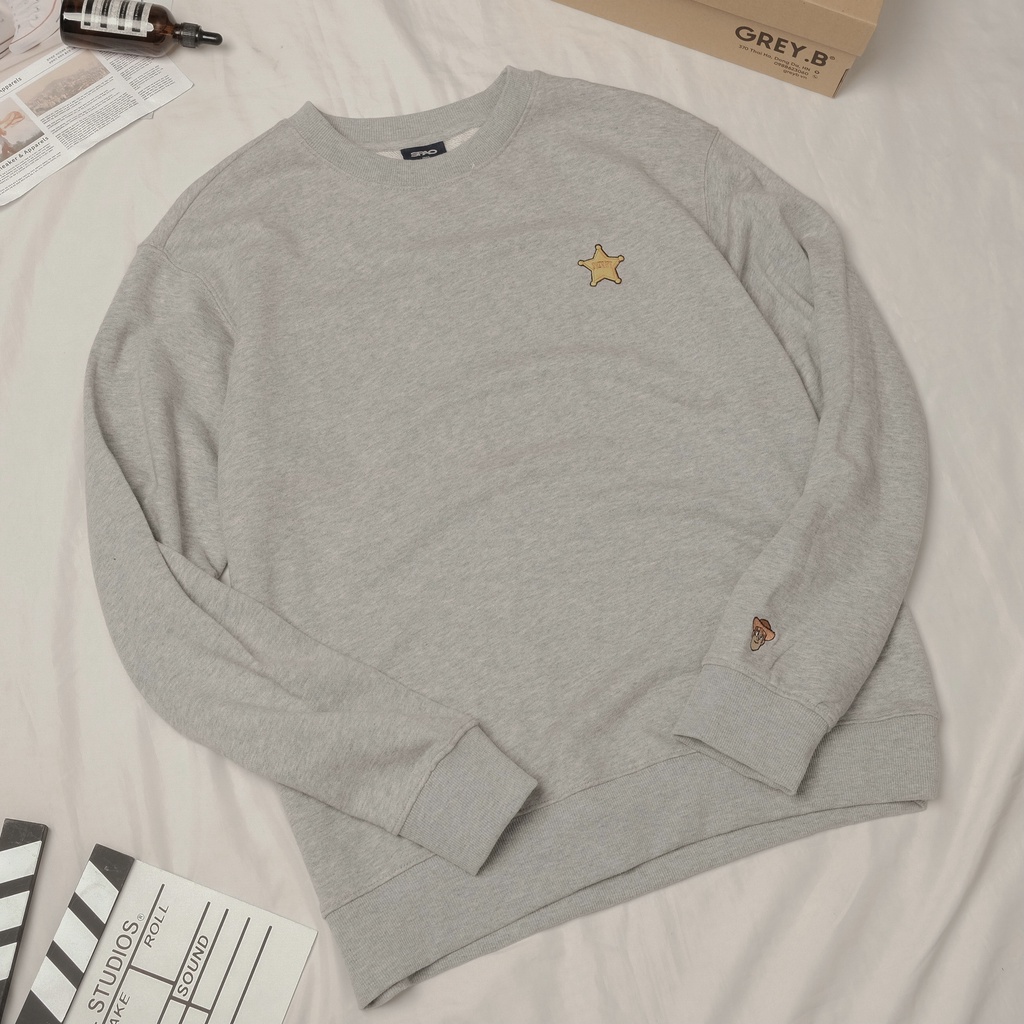 Áo Sweater Spao Nỉ Thêu Hình Đáng Yêu Phong Cách Hàn Quốc Nhiều Màu | BigBuy360 - bigbuy360.vn