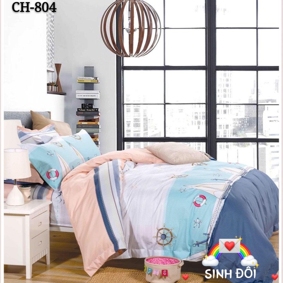 BỘ DRAP GIƯỜNG/ GA GIƯỜNG COTTON 100% - CH-804