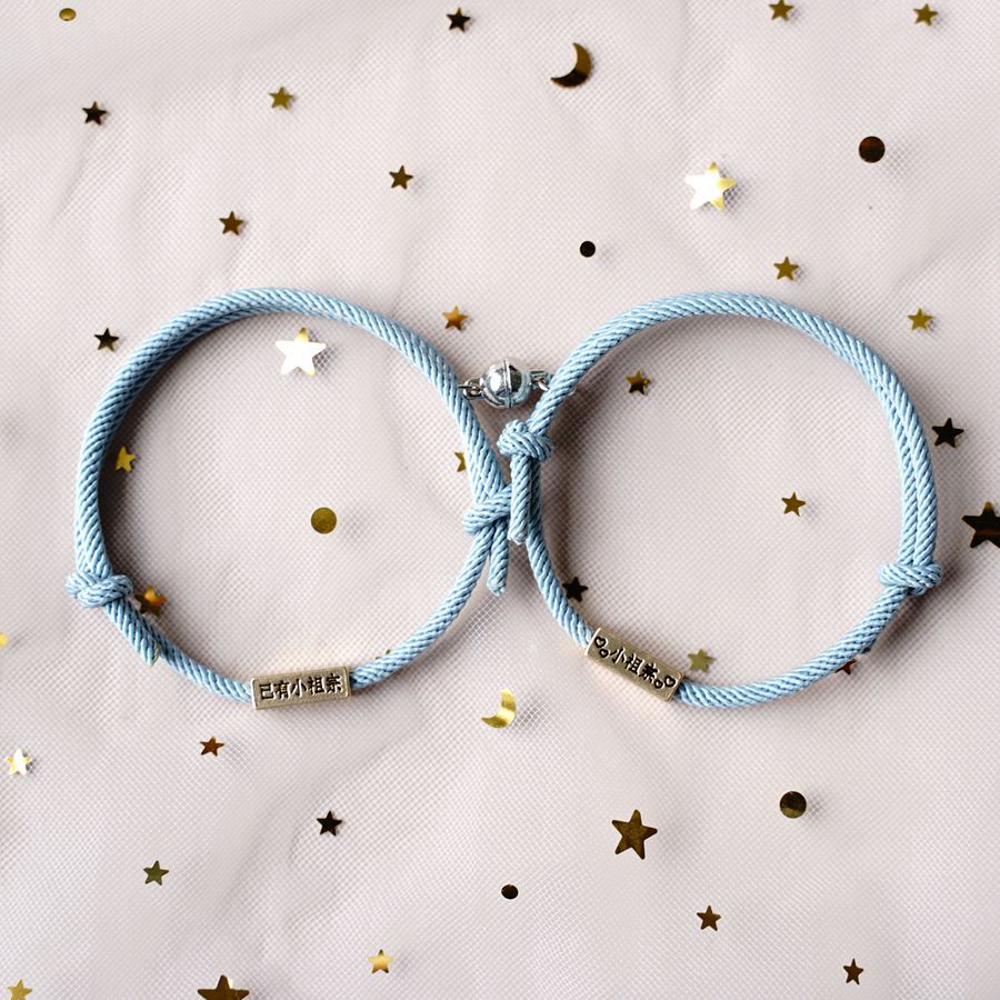 Vòng tay cặp đôi có nam châm thời trang