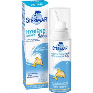 STERIMAR BEBE - NƯỚC MUỐI XỊT MŨI CÁ HEO CHO TRẺ EM (50ML)