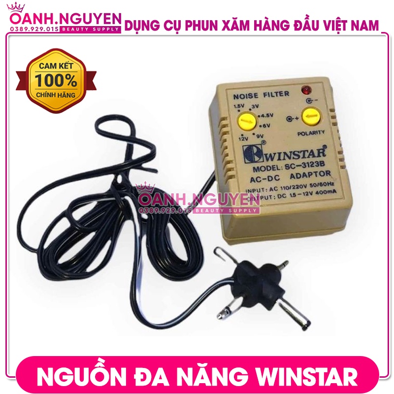 Nguồn Đa Năng Winstar 12V SC-3123B / Nguồn Đa Năng Máy Thần Thánh, PRO, Giant Sun, IDM, Phổ Thông...