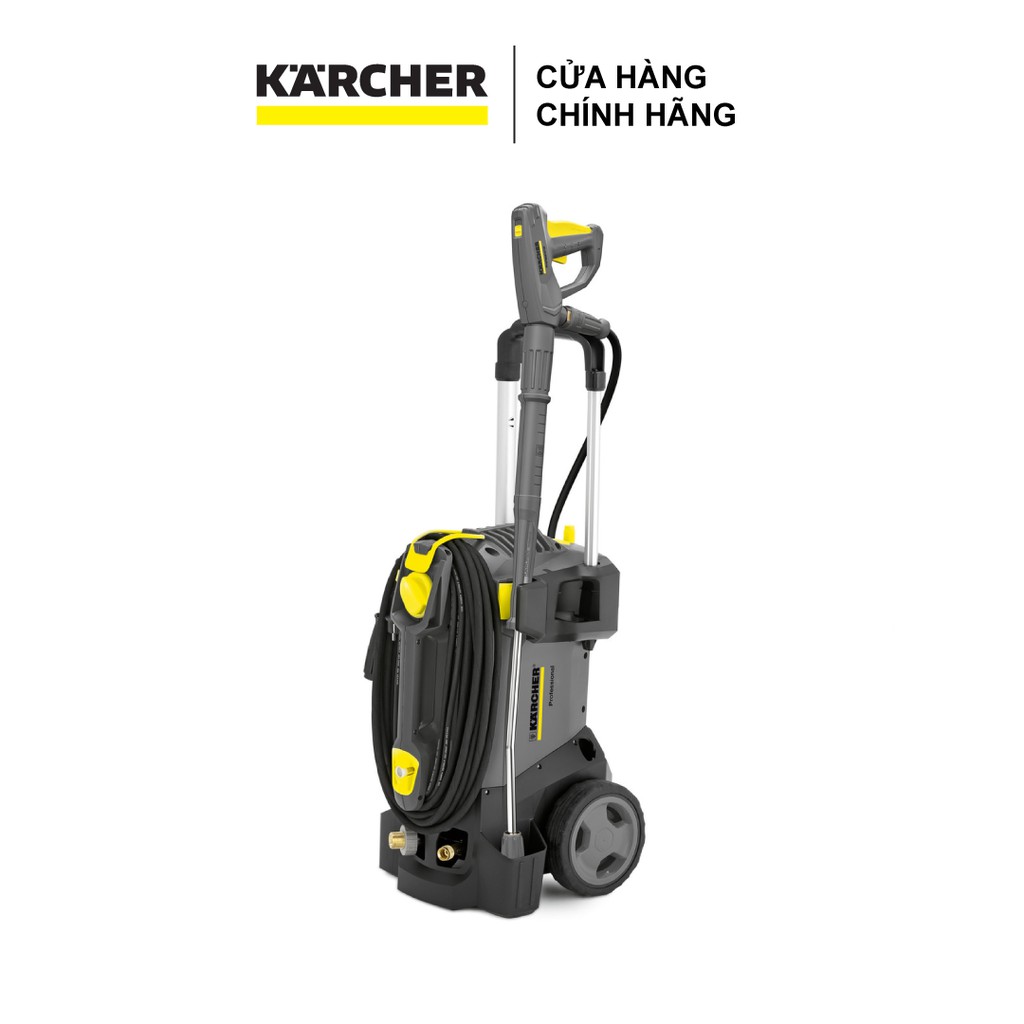 Máy phun rửa áp lực cao Karcher HD 5/15 C PLUS sử dụng nước lạnh với áp lực tối đa 200 bar, công suất tải 2800W