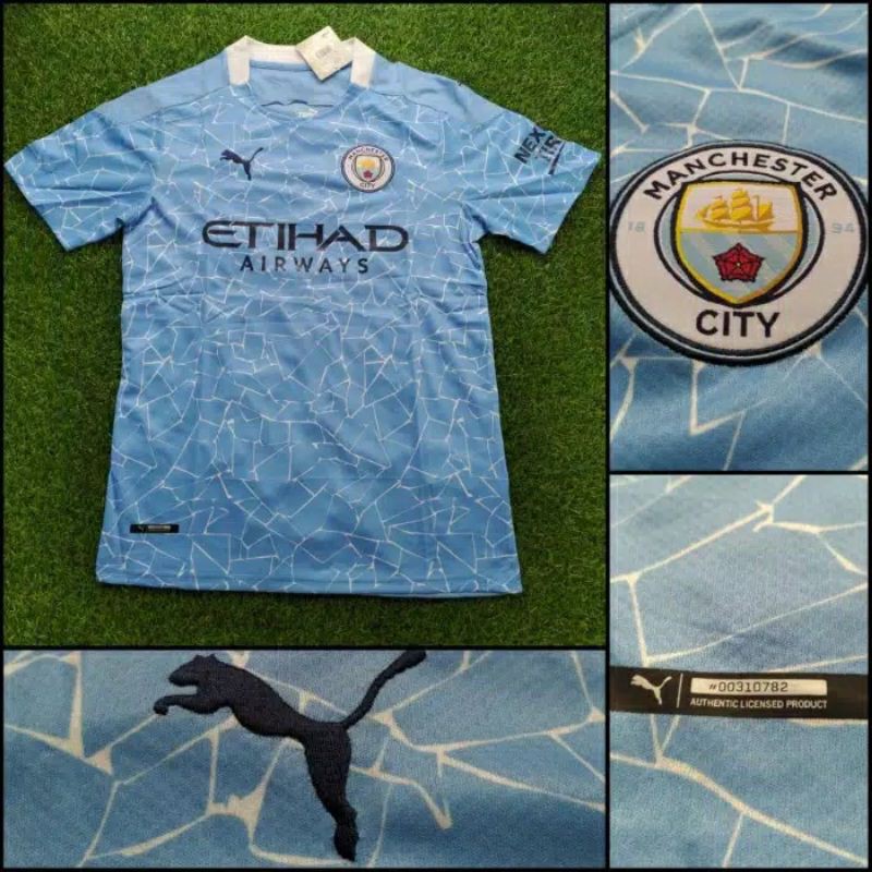 Áo Thun Jersey Manchester City Home 20 / 21