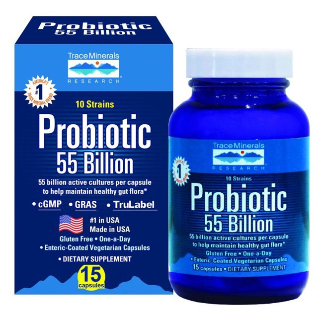 Men Vi Sinh Lợi Khuẩn Trace Minerals Probiotic 55 Billion 0304510