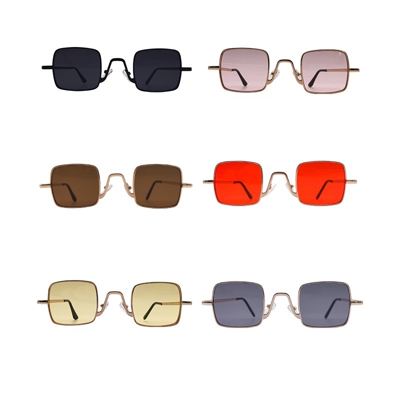 Kính mát gọng vuông nhỏ phong cách cổ điển