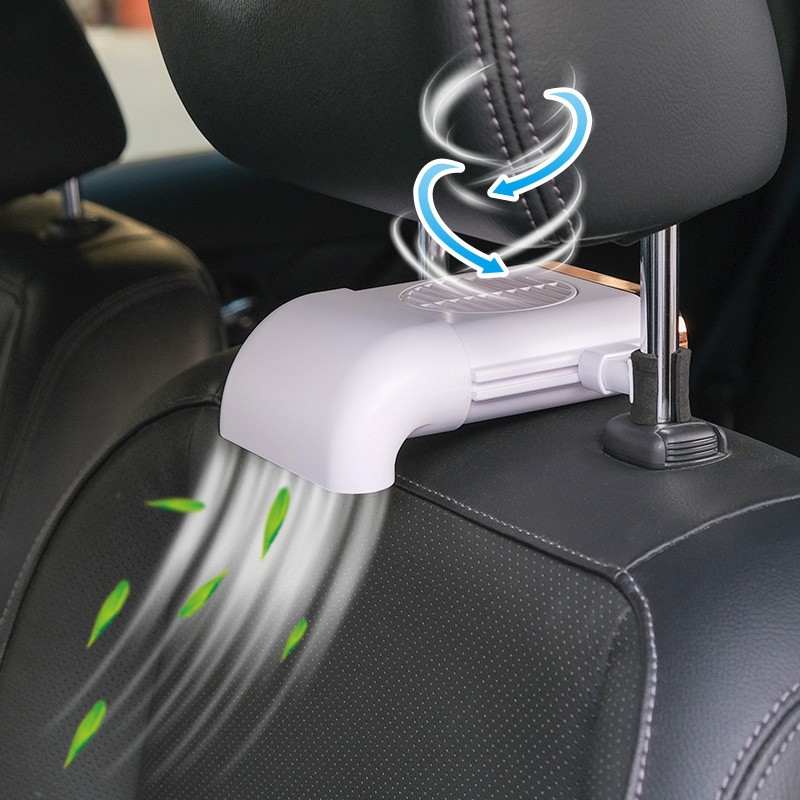 Bộ quạt làm mát USB SEAMETAL 3 tốc độ không ồn điều chỉnh được tốc độ gắn lưng ghế xe hơi