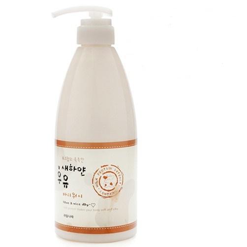 Sữa tắm trắng 100% Hàn Quốc Welcos White Milk Body Wash Cao cấp Hàn Quốc 750ml - Hàng chính hãng