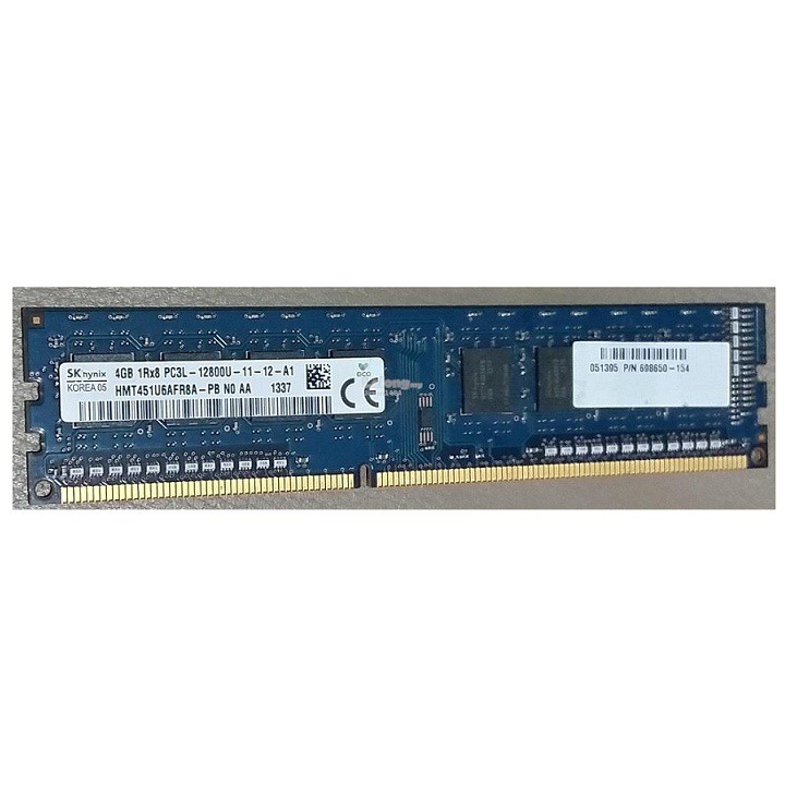 Ram PC DDR3L 4Gb bus 1600 - 12800s tháo máy, bảo hành 3 năm