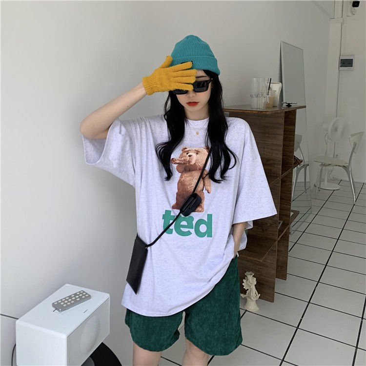 Áo thun nữ form rộng tay ngắn Emilyshop