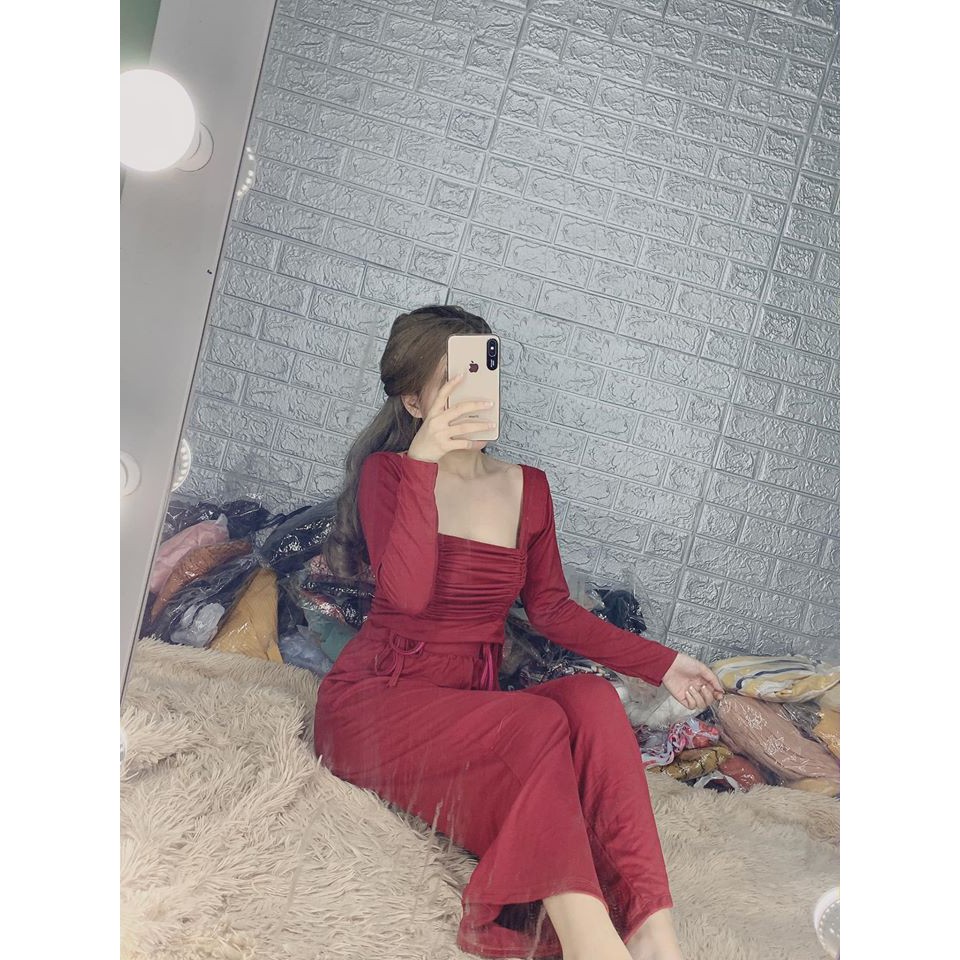 set rút quần lưng cao