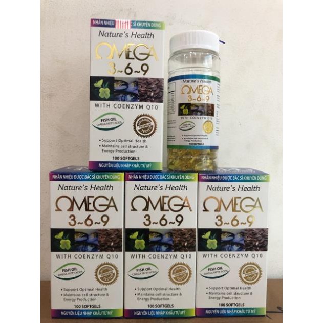 Omega 369 - Hộp 100 viên - Tăng cường dưỡng chất cho mắt giúp mắt sáng