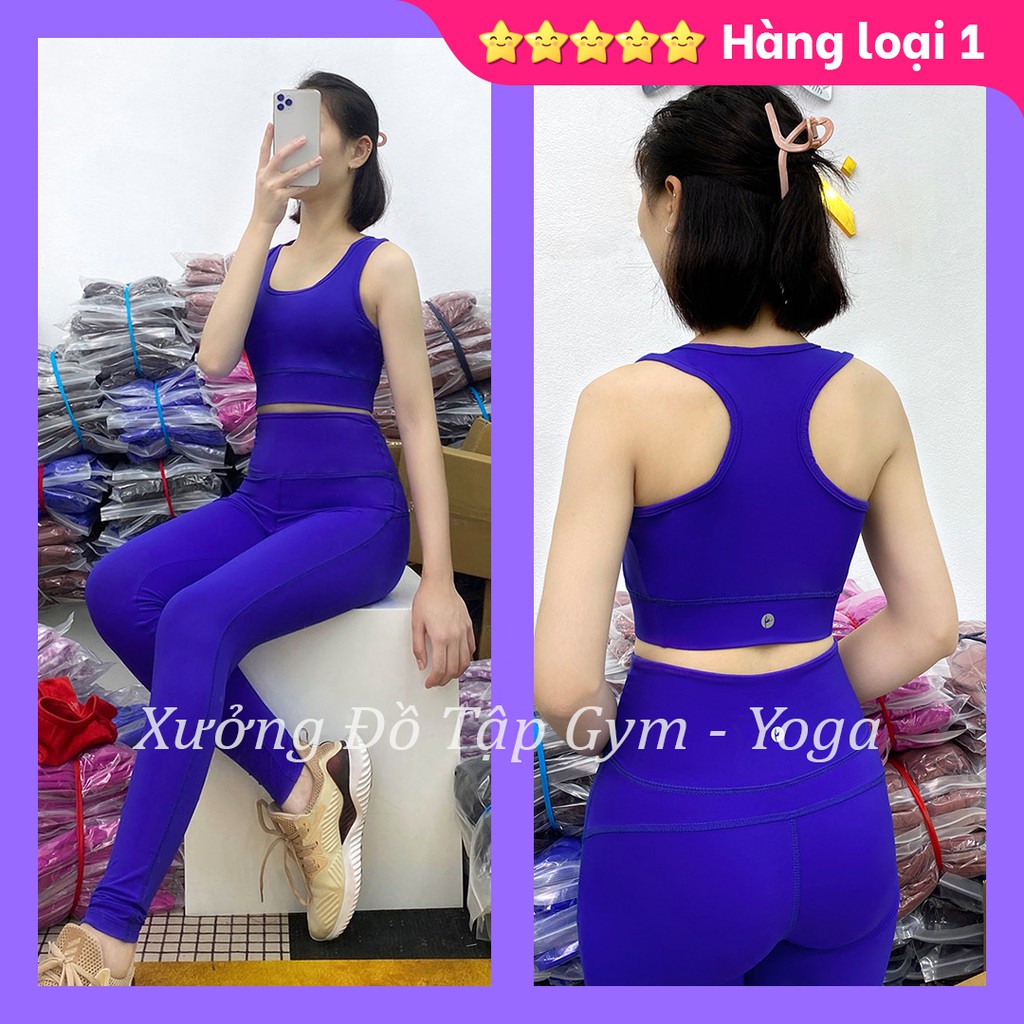 ☘️☘️Cam kết ảnh thật 100% ☘️☘️ SET TẬP Yoga, Gym, Aerobic - Bộ tập thể thao nữ lưng 3 lỗ họa tiết ☘️☘️