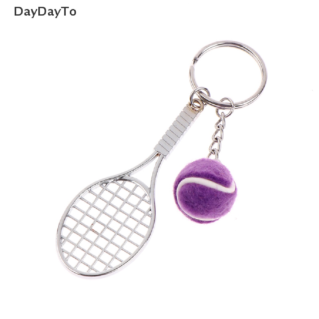 Móc Khóa Hình Vợt Tennis Mini Dễ Thương Gồm 6 Màu