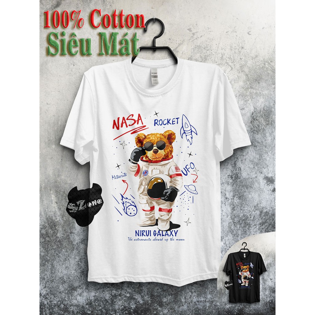 Áo Phông Cotton 100% In Hình 3D Cao Cấp SZone PM62