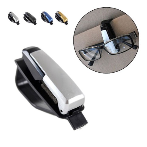 Kẹp giữ mắt kính vuông trên xe hơi ô tô thời trang tiện dụng tương thích các xe Toyota Vios Innova và Hyundai Accent