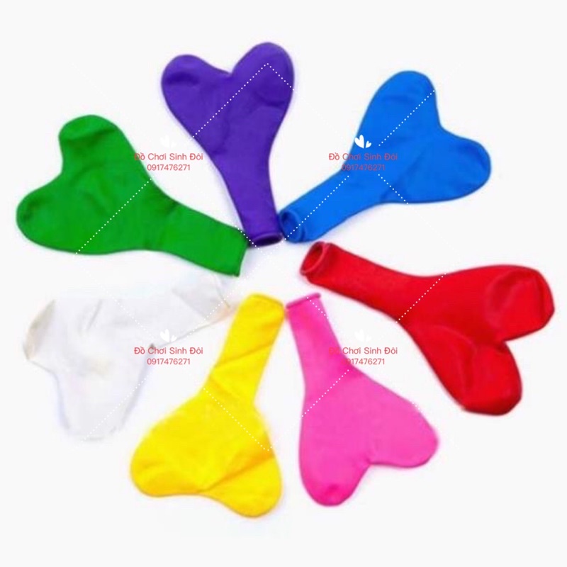 Bóng thái tim lớn 50 cái