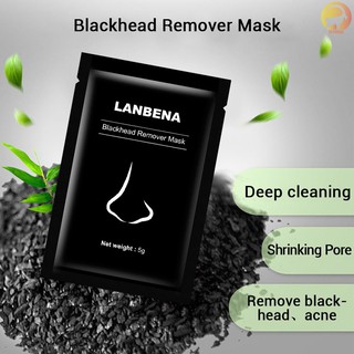 1 mặt nạ lột mụn đầu đen làm sạch sâu da mũi lanbena ốp