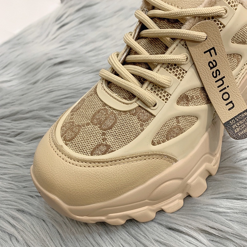 Giày Sneaker Nữ| Giày độn đế 6cm cá tinh hot 2021