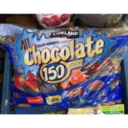 Chocolate hỗn hợp 150 viên Kirkland 2.55kg Mỹ