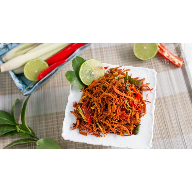 200g KHÔ GÀ LÁ CHANH NGON LOẠI I | BigBuy360 - bigbuy360.vn