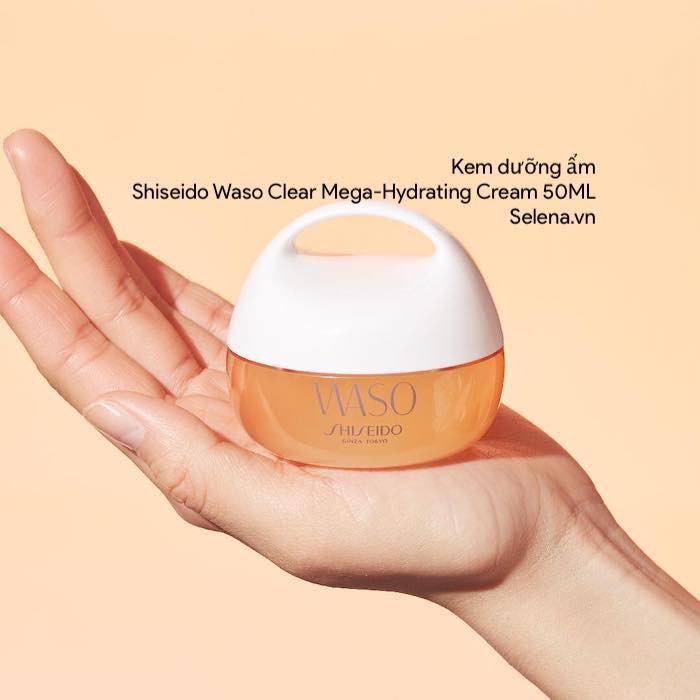 [CHÍNH HÃNG] Kem dưỡng ẩm Shiseido Waso Clear Mega-Hydrating Cream 50ML