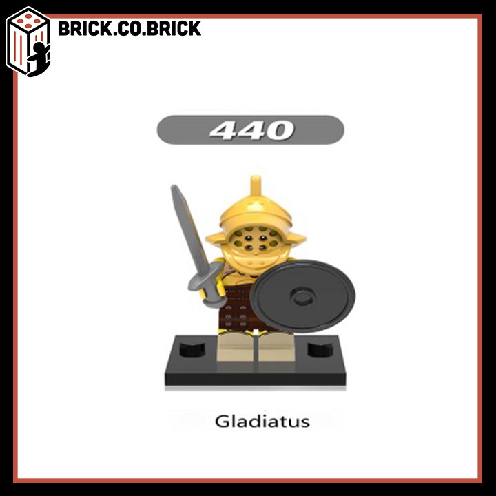 Lego Lính Trung Cổ Non Đồ Chơi Lắp Ráp Mô Hình Minifigure Spartar Chiến Binh Gladiator Warrior Fighter Hunter X0137