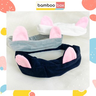 Băng đô tai mèo thun chống trượt vải bông poly thun dễ giặt lâu phai màu PK-00010