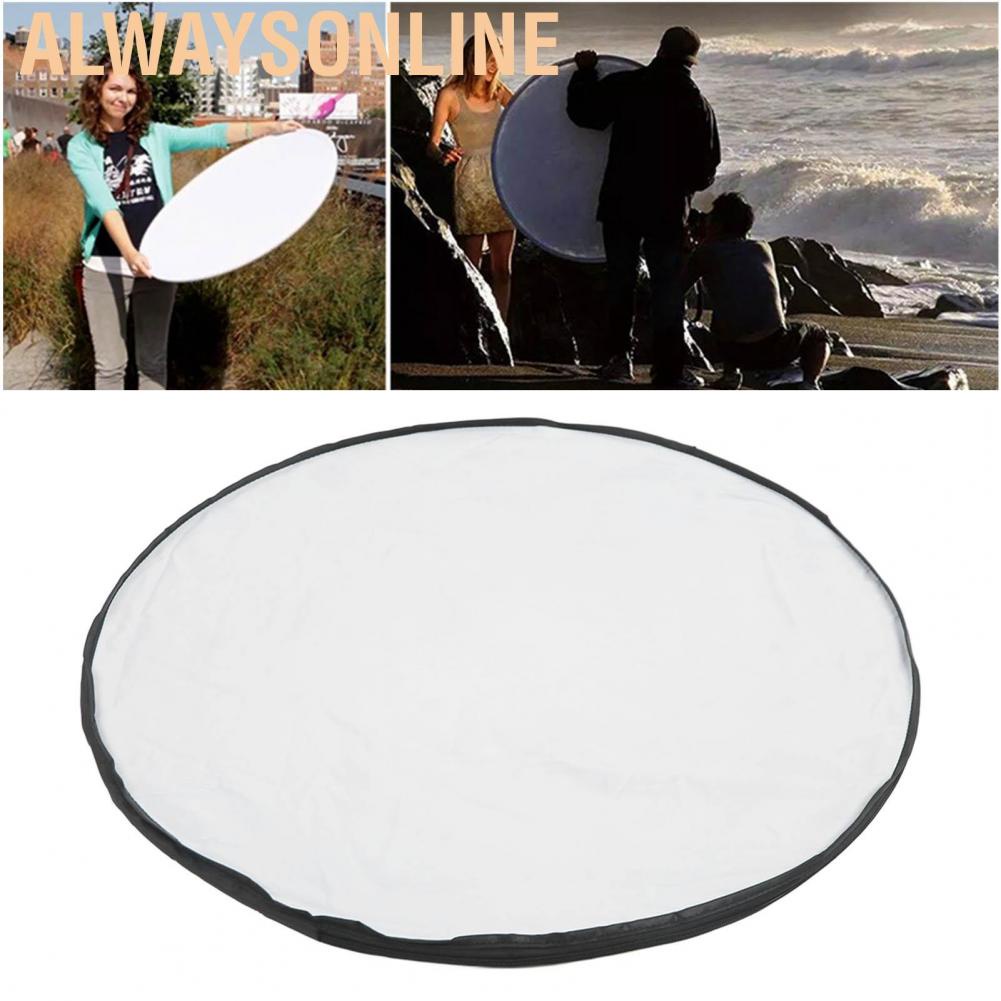Alwaysonline 5 in 1 Collapsible Multi Light Reflector  Colors Reflectors Create Shadows Blocking for Outdoor Shooting