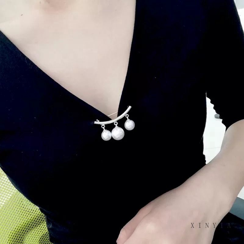 Trâm Cài Tóc Mạ Vàng Đính Ngọc Trai Sang Trọng Cho Nữ