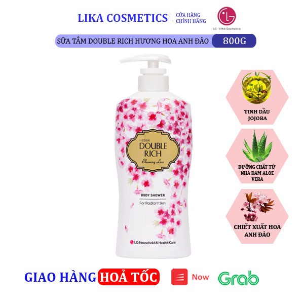 Sữa tắm Double Rich Hoa Anh Đào 800g