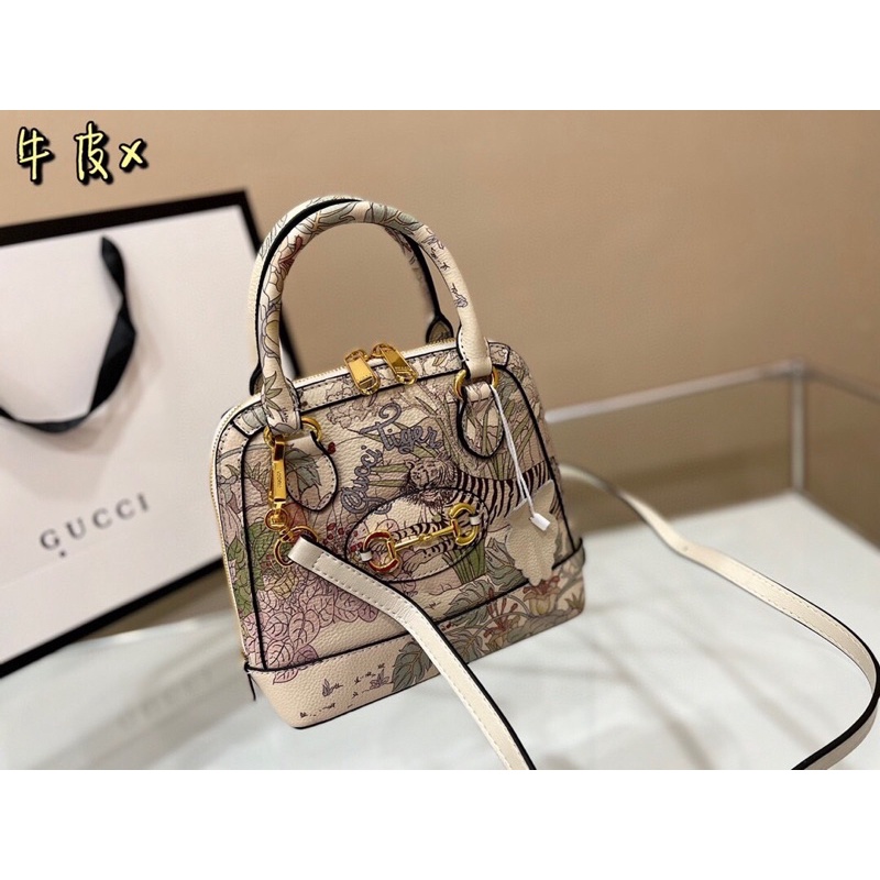 Túi xách Gúcci 1955 sz 21 dáng hến hoạ tiết mới hàng xưởng trung