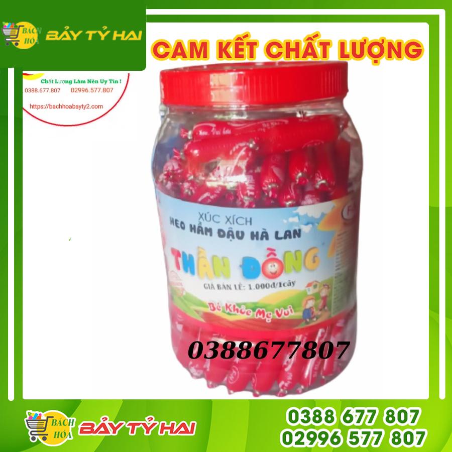 Hủ 100 cây xúc xích heo hầm đậu hà lan