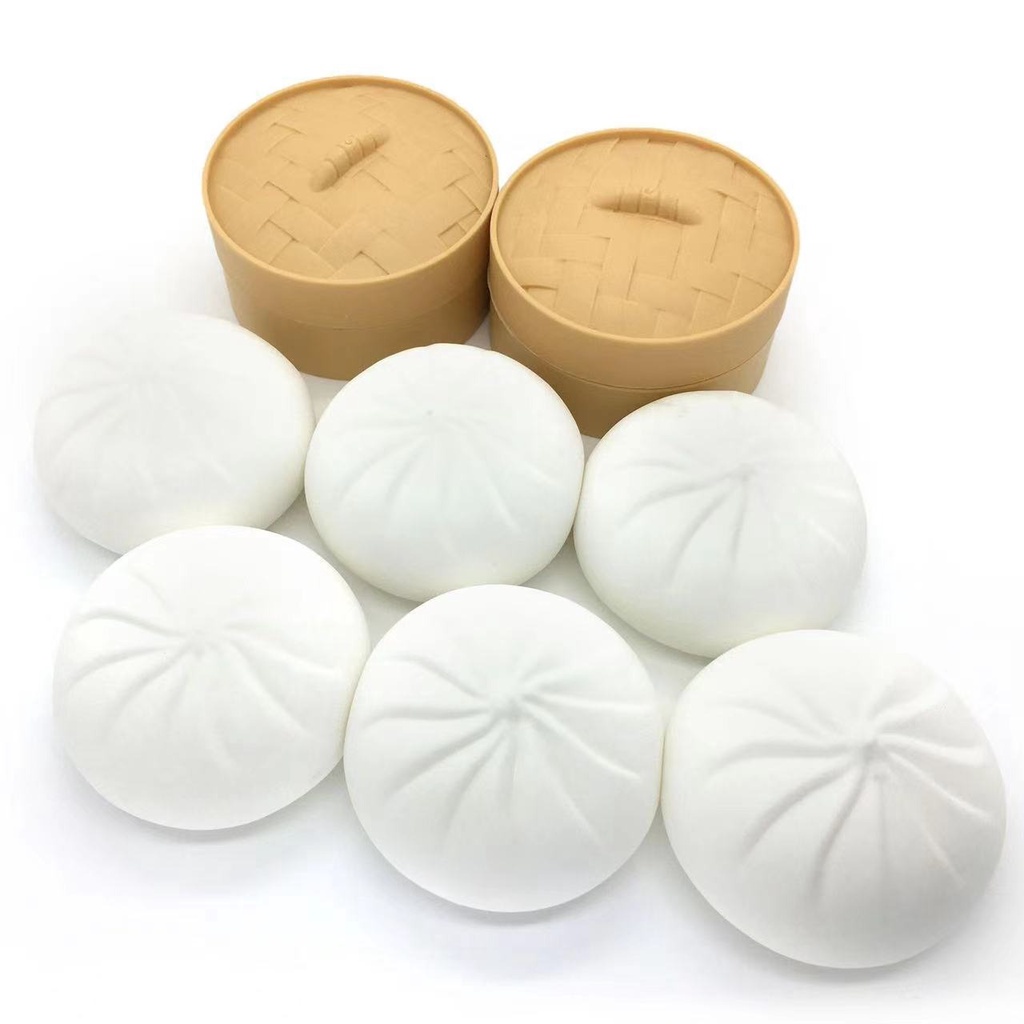 Bánh bao Squishy Mochi Cute ⚡ HOT TREND ⚡ Đồ Chơi Mochi Xả Stress Dễ Thương Xua Tan Mệt Mỏ