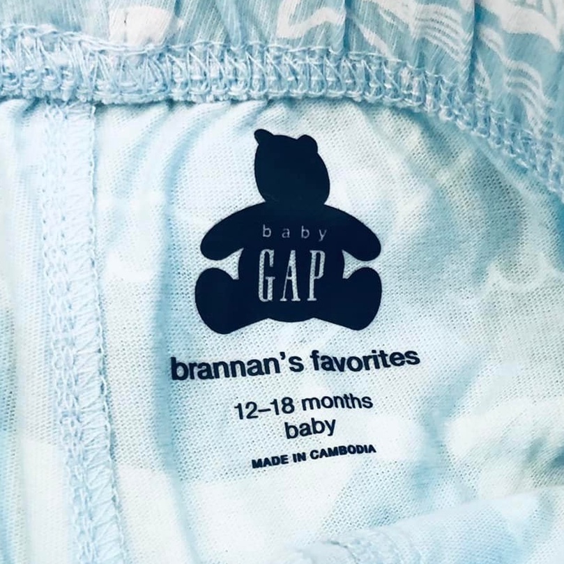 Set 3 quần đùi Baby gap cho bé trai (size từ 0-2 tuổi)