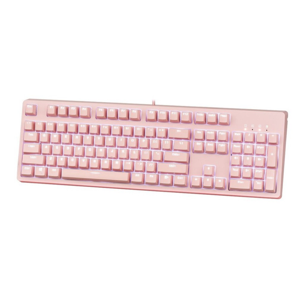 Phím cơ E-Dra EK3104 Dream Pink Huano switch/Type C tháo rời - Hàng chính hãng