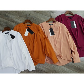 Áo lụa V.eromoda vạt chéo