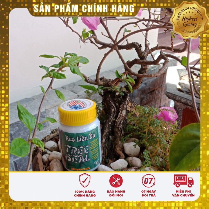 Keo liền da Tree seal liền sẹo vết cắt trên các loại cây thân gỗ 100gr (nắp vàng)