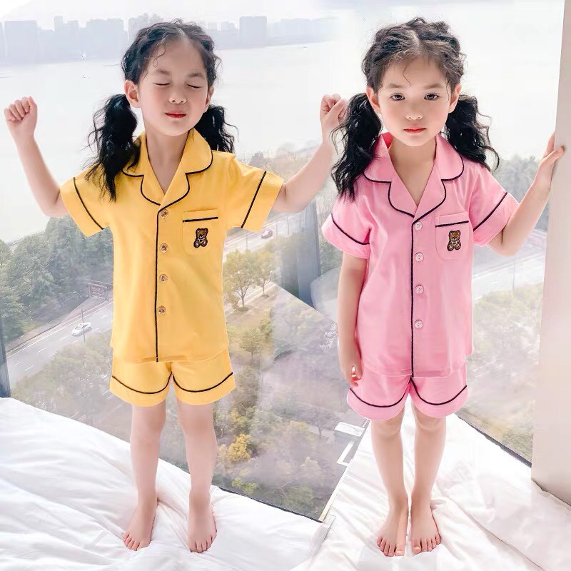 SP00027 - Pyjama mặc nhà bé gái, chất mềm, đẹp, kiểu dáng xinh, 100% rẻ nhất