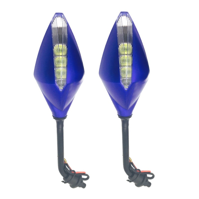 Set 2 Gương Chiếu Hậu Gắn Tay Lái Xe Mô Tô