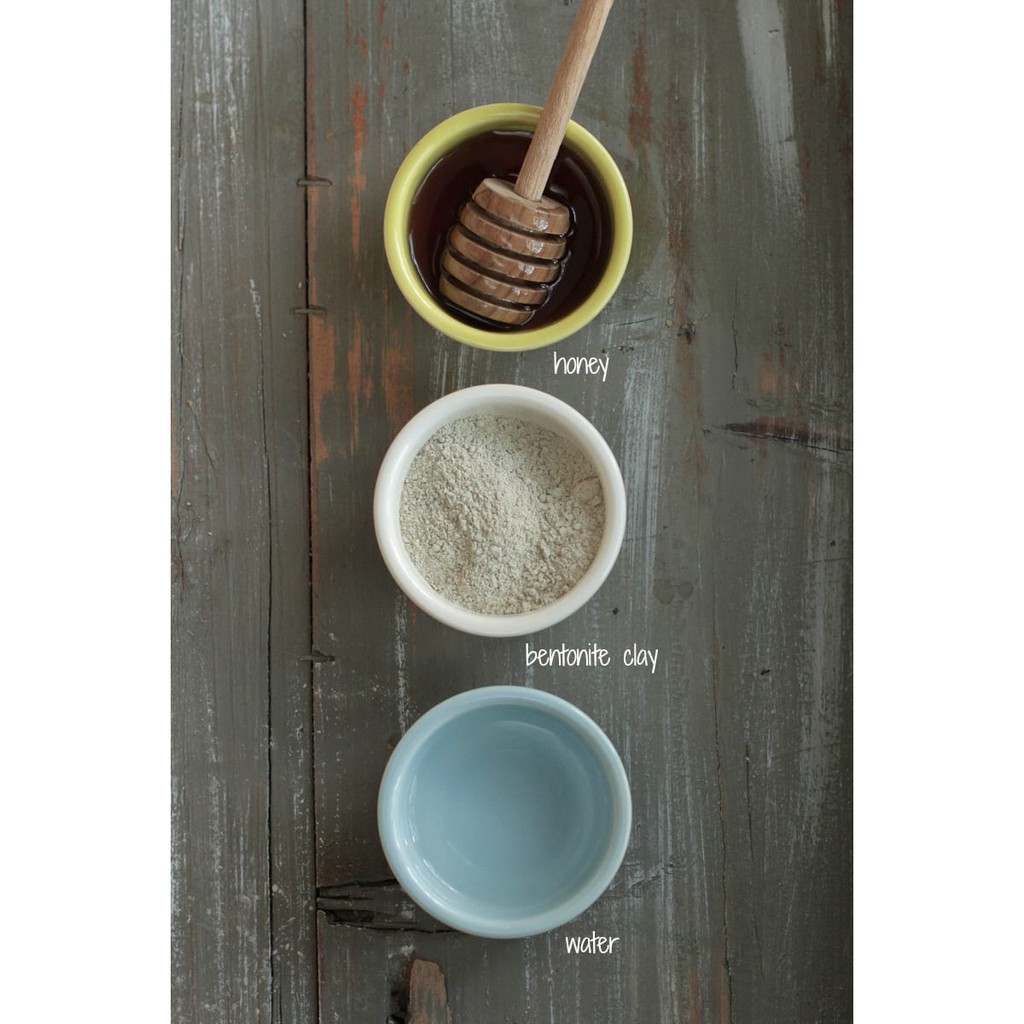 (Tách gói 100g) Mặt Nạ Đất Sét Hữu Cơ Bentonite Clay