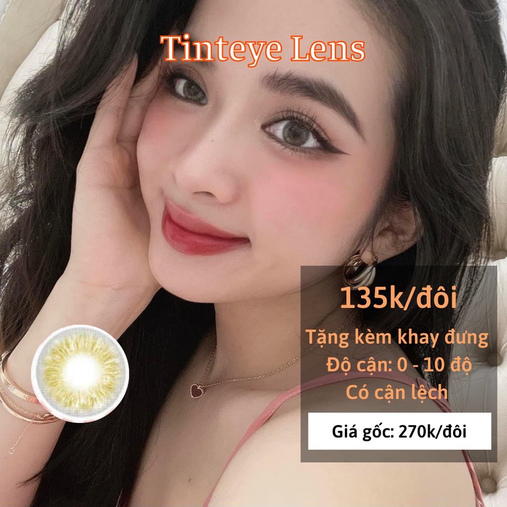 [OFF 50%: 125K/Đôi] 4 mẫu lens xám cực trendy Tinteye Lens 0 - 8 độ