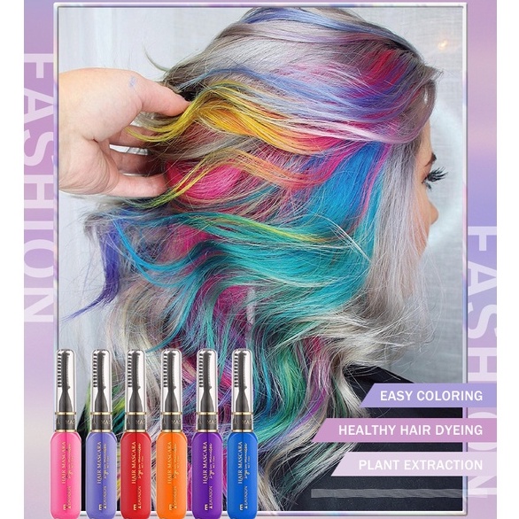 Mascara Nhuộm Tóc Màu Sắc Đa Dạng Sử Dụng Một Lần