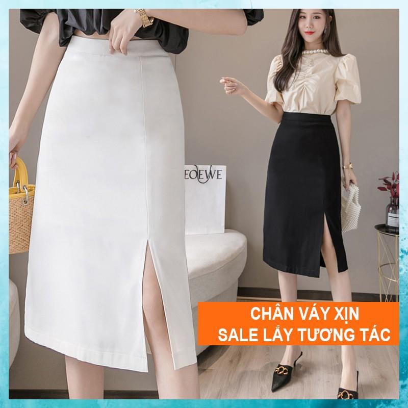 [FreeShip] Chân Váy Dài ulzzang Phong Cách Hàn Quốc, Chân Váy Chữ A Dài Xẻ Tà | BigBuy360 - bigbuy360.vn