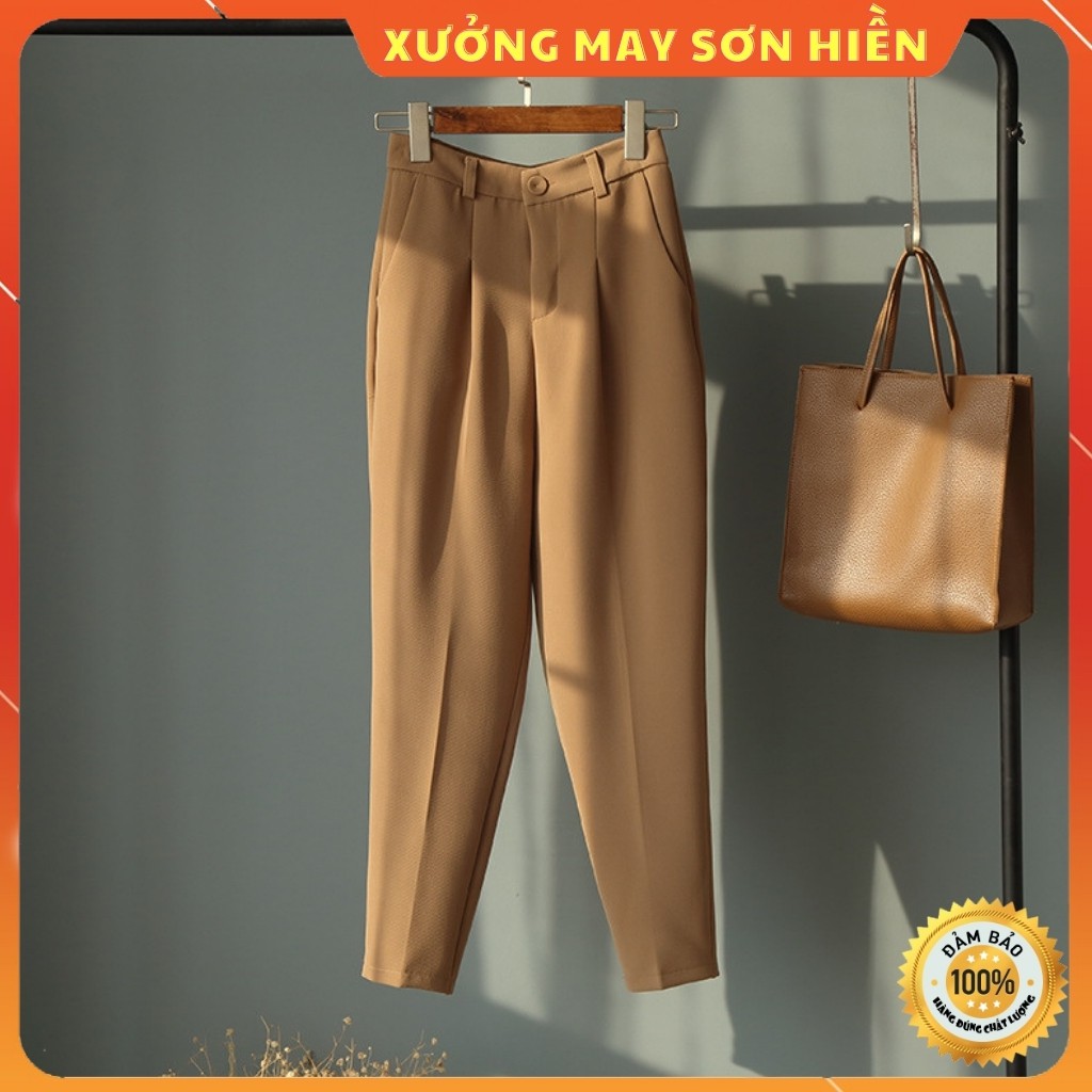 [Mã FAMARAL2 giảm 10K đơn 50K] Quần Baggy Công Sở Basic Xưởng May Sơn Hiền MS306