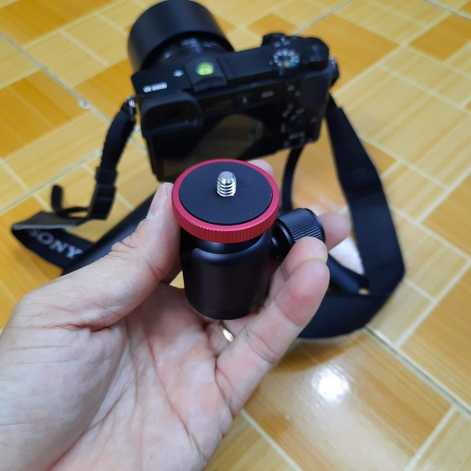 Chân đỡ kèm đầu ball dùng cho máy ảnh, điện thoại ,gimbal bằng kim loại