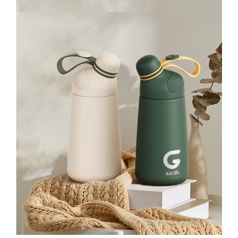 Bình nước cho bé/ Bình nước trẻ em lõi INOX giữ nhiệt từ 6- 12 tiếng, miệng uống trực tiếp dễ dàng vệ sinh