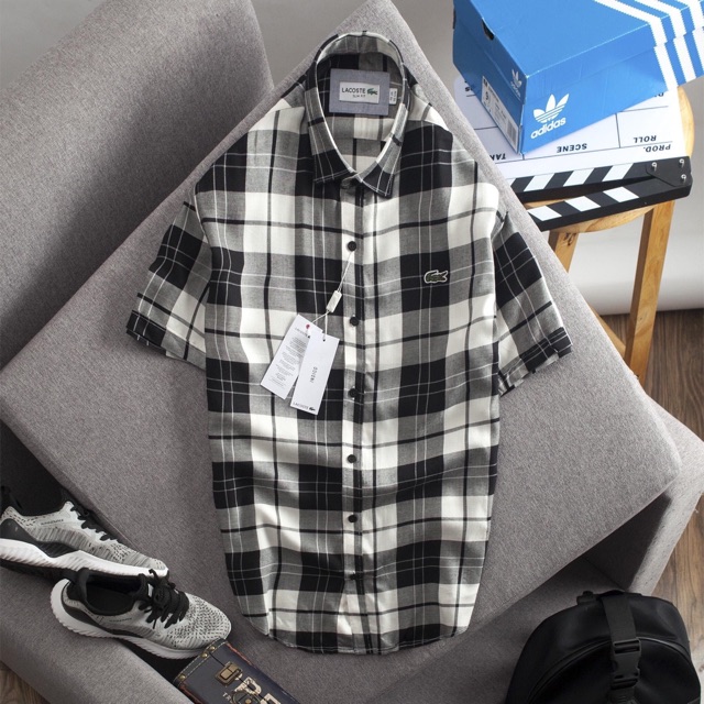 ÁO SƠ MI NGẮN TAY L.C