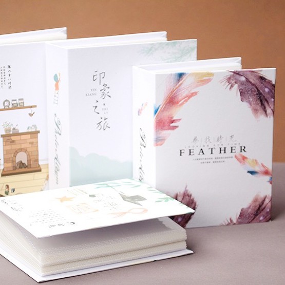 Album ảnh 13x18 100 tấm bìa căn nhà hoạt hình dễ thương (AB14)